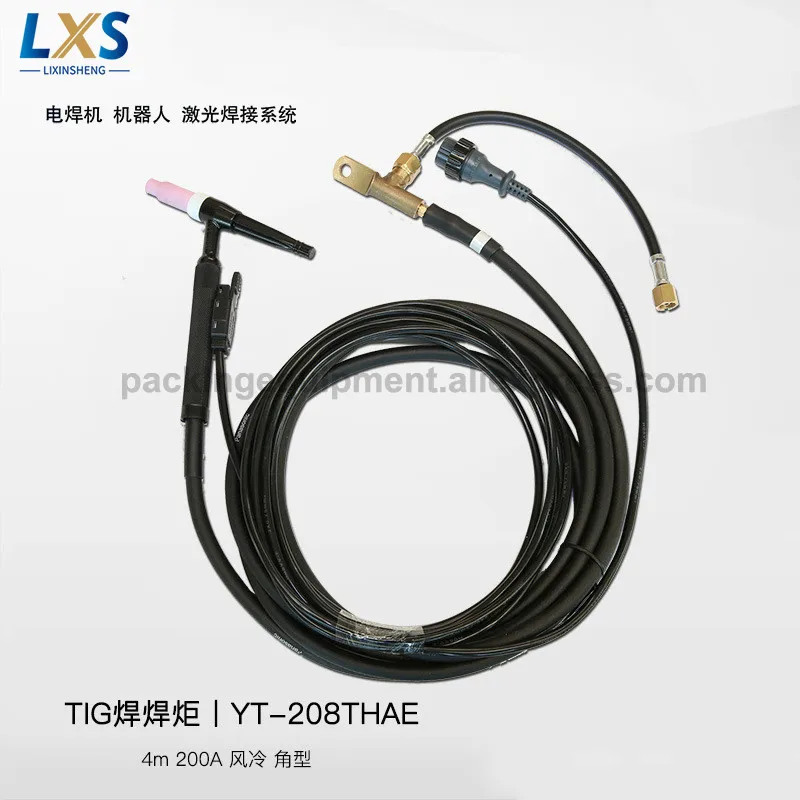 100% Original Panasonic 4m 200A TIG Welding Torch YT-208T For Argon Arc Welding Machine