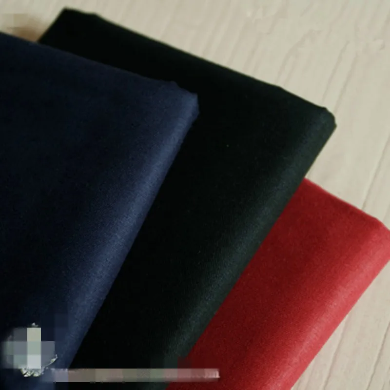 160 سنتيمتر * 50 سنتيمتر البحرية الأزرق الصلبة ٪ القطن النسيج DIY الفراش اللحف الملابس اللباس خليط النسيج الاطفال اليدوى الستار ديكور القماش