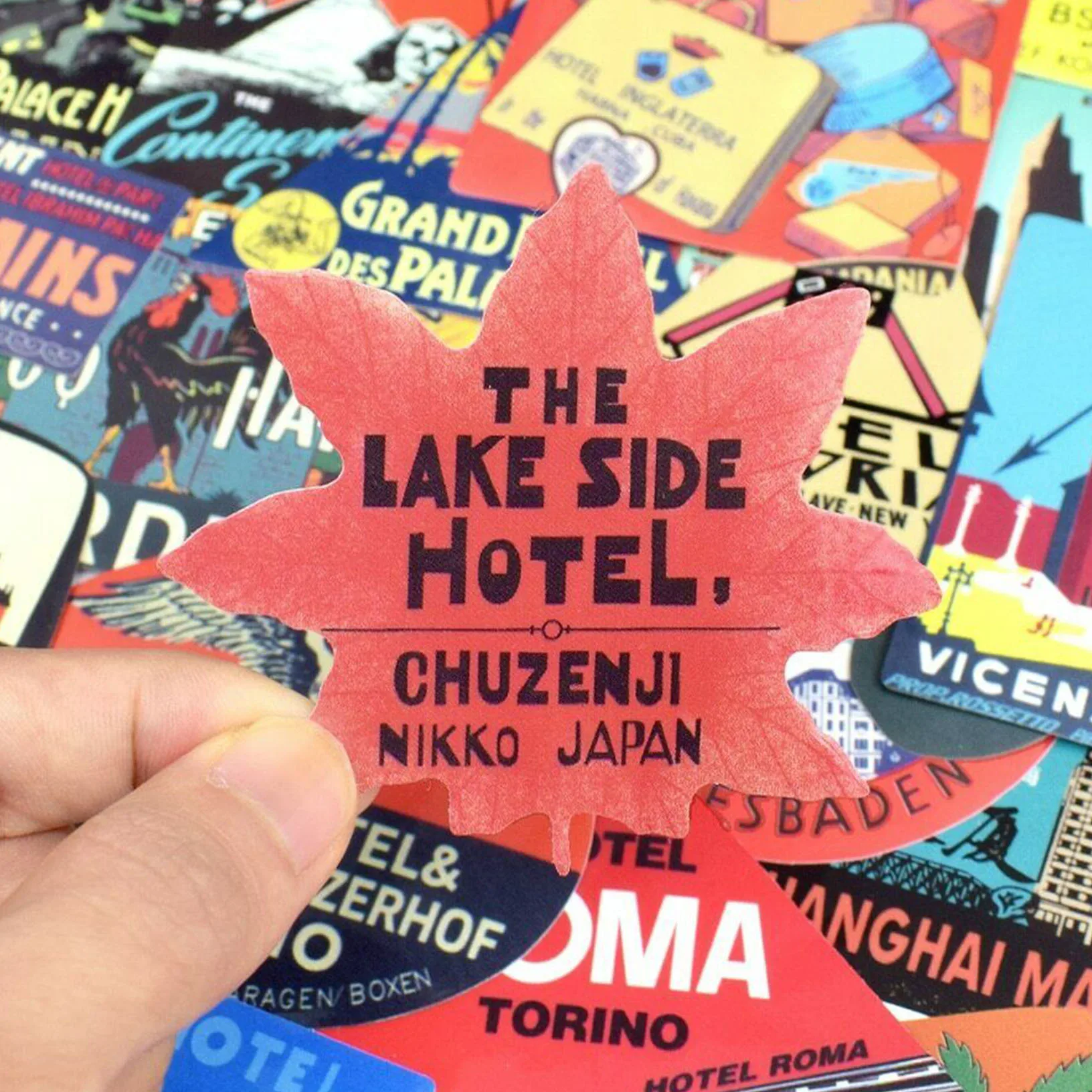 50旅行ステッカーロットパックホテルヴィンテージレトロな荷物のラップトップデカール防水