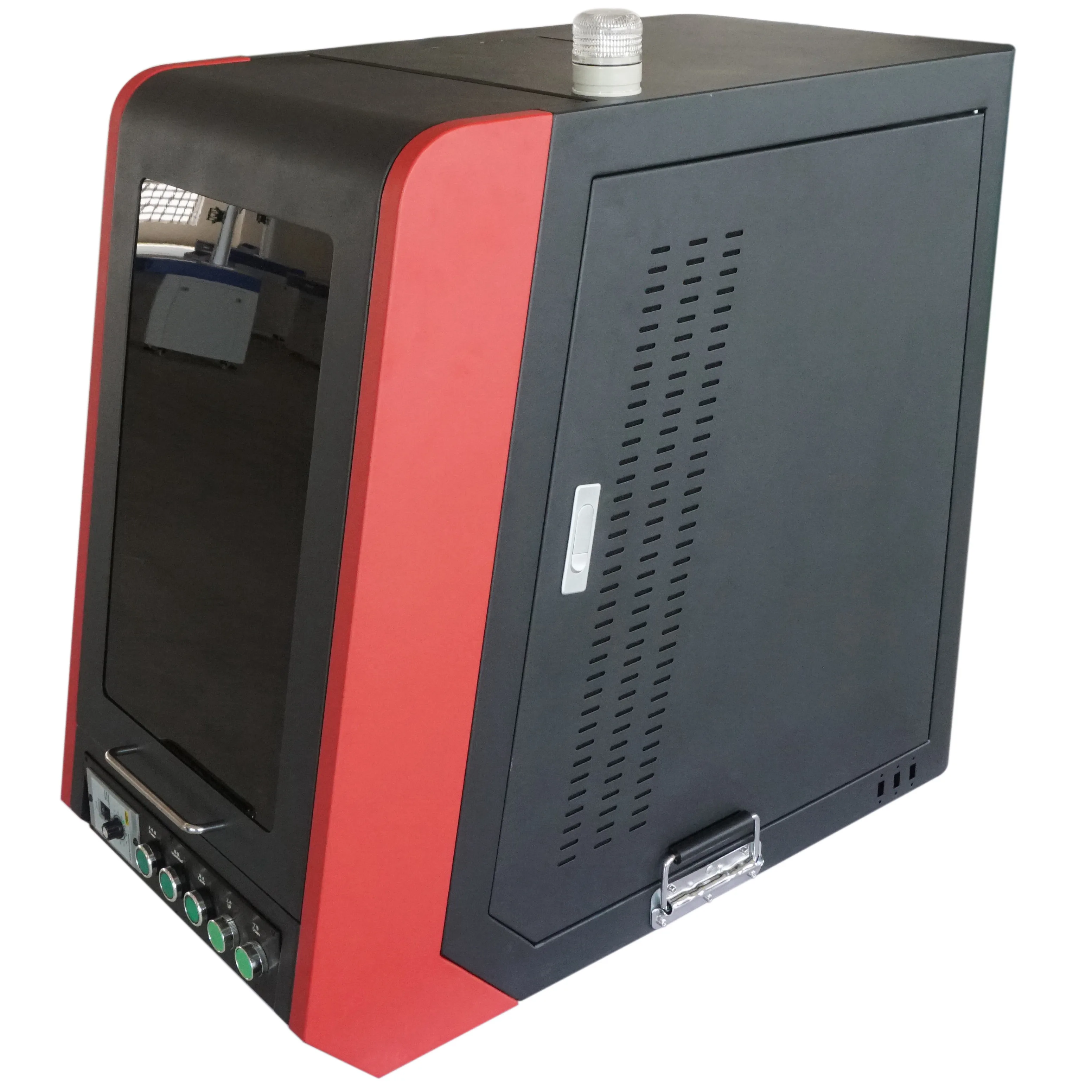 CNC แบบพกพาเลเซอร์เครื่องหมาย 20W 30W 50W เครื่องประดับโลหะสแตนเลส
