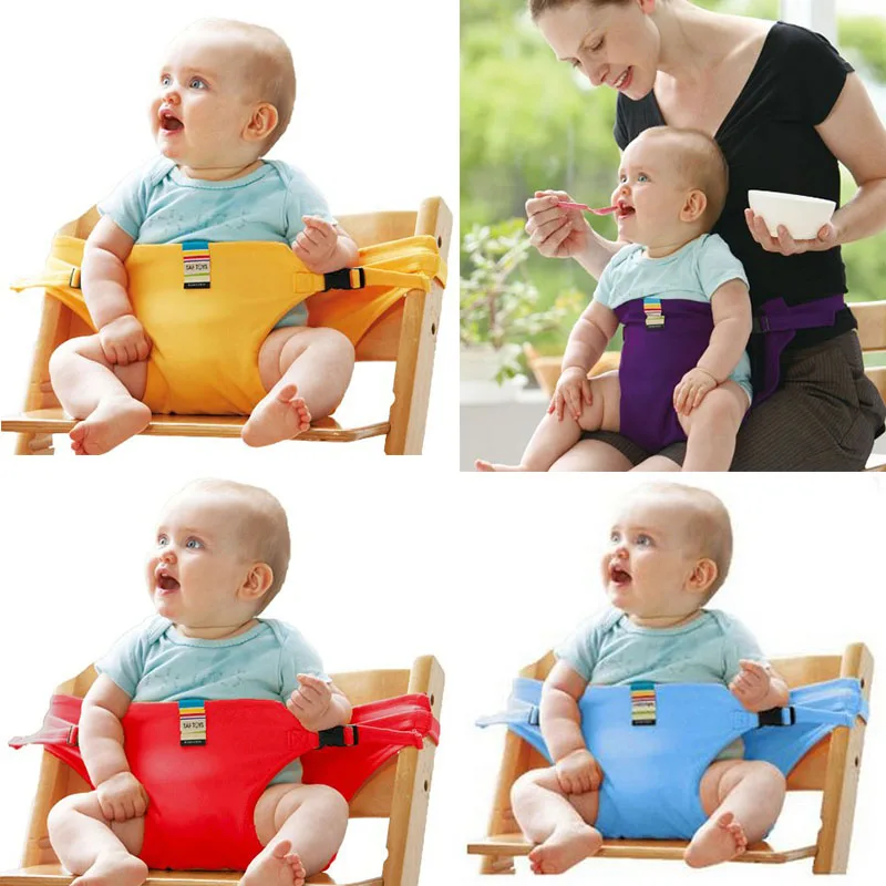 Adjustable  Baby Dining Belt Dining Chair Safety Belt Eating Bib Multi-purpose Baby Portable Chair Guard Belt to Prevent Falling