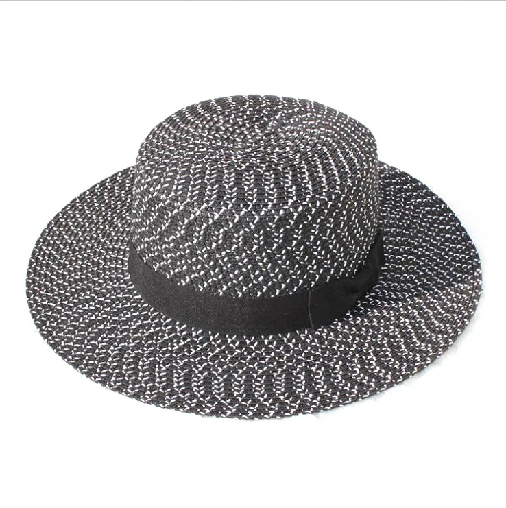 2024 Summer paper straw hat big brim bowtie women's hat cool nice hats for women sun hat beach hat high quality straw women hats