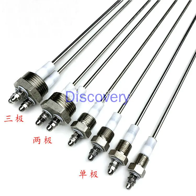 Stainless Steel G1 Bipolar Water Level Electrode Rod Liquid Level Probe Boiler Steam Generator Fittings Alarm Induction Probe