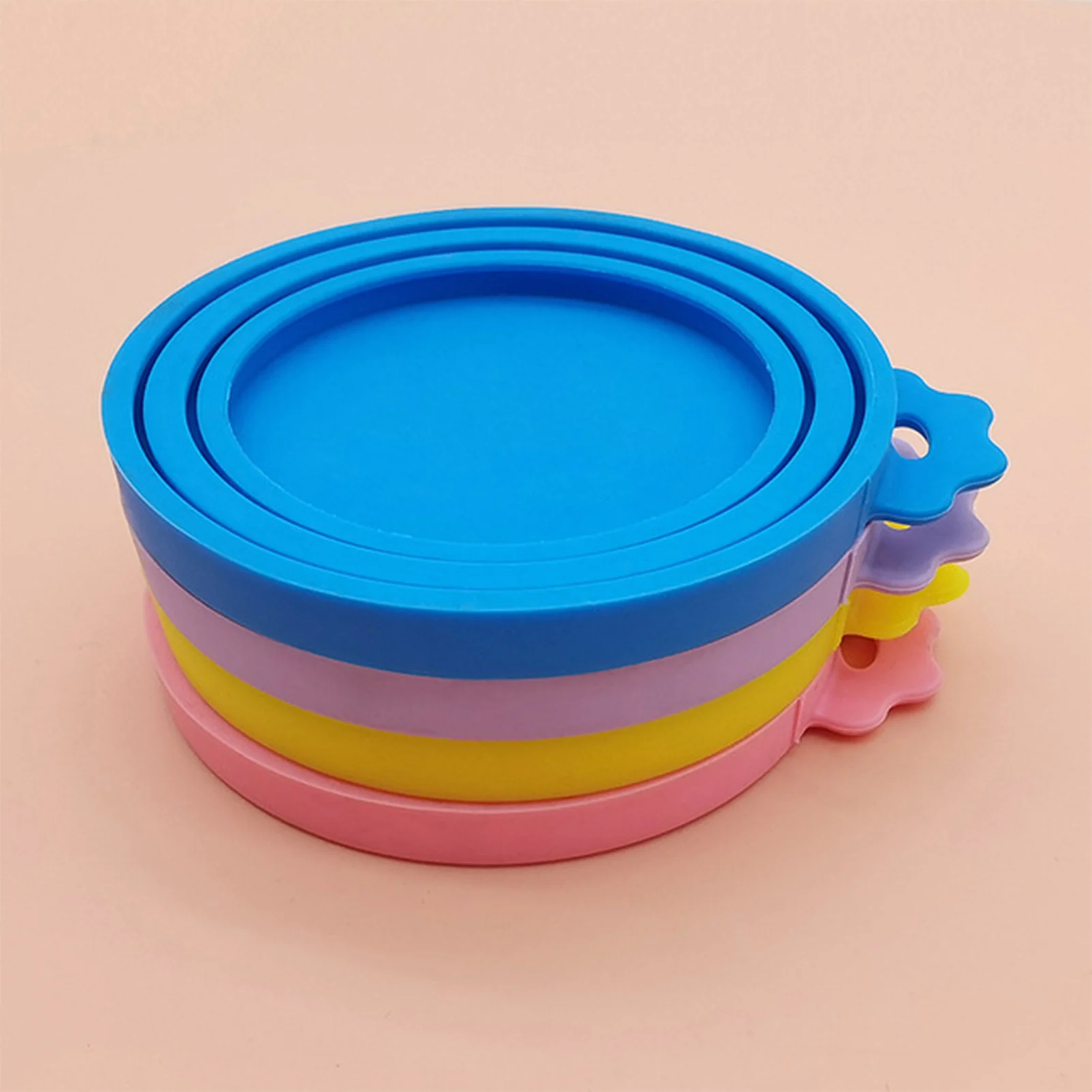 Silicone Canned Lid Sealed Feeders Food Can Lid For Dog Cat Storage Top Cap Reusable Cover Lid Fresh-keeping Lids Pet Supplies