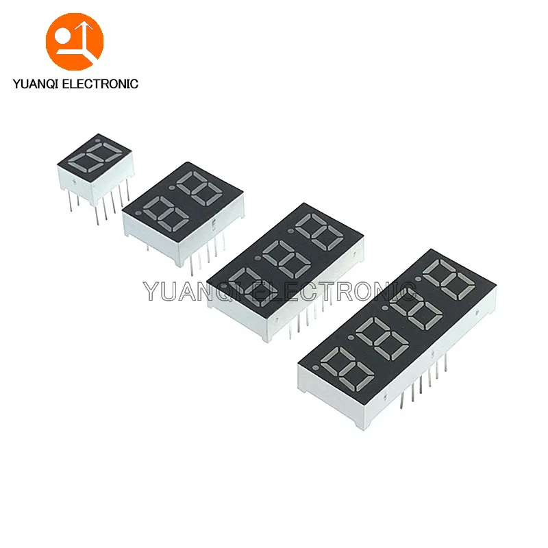 

5pcs 0.4inch LED display 7 Segment 1 Bit/2 Bit/3 Bit/4 Bit Digit Tube Red Common Cathode / Anode Digital 0.4 inch 7segment