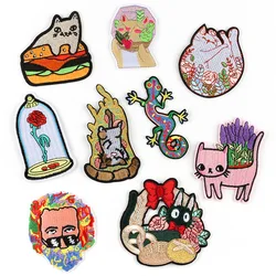 New Cartoon Character Animal Cloth Stickers Embroidery Patch Stickers DIY Shoes Hats Luggage Accessories