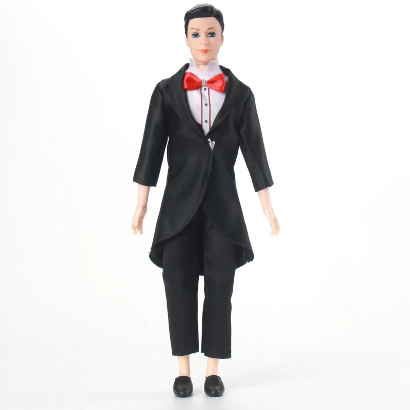 30cm Ken Doll Clothes Doll Boyfriend Ken Male Man Wear Wedding  Suit Tuxedo Dolls Accessories