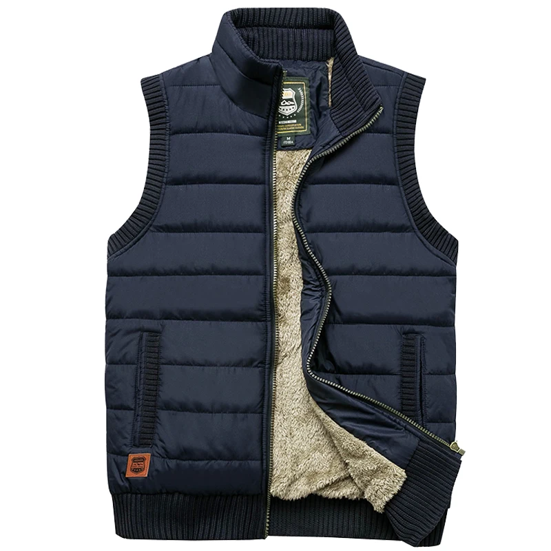 

New Brand Mens Vests Sleeveless Jacket Casual Loose Warm Men Waistcoat Photographer Reporter Vest Multi-Pocket Coats M-5XL