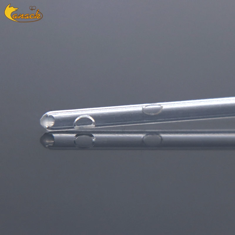 Canack Animal Veterinary PVC Dog Catheter 2.6mm side open 10pcs