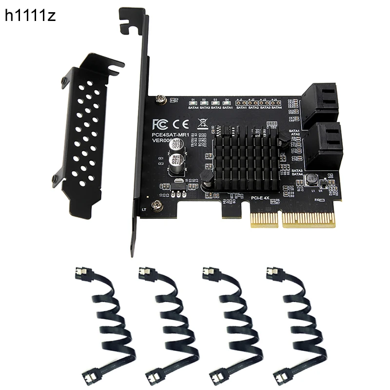 

PCI Express Raid Card 4Port SATA 3.0 Add On Card Marvell 88SE9230 Chip PCIE SATA Raid Controller PCI-E to SATA HDD SSD Raid Card