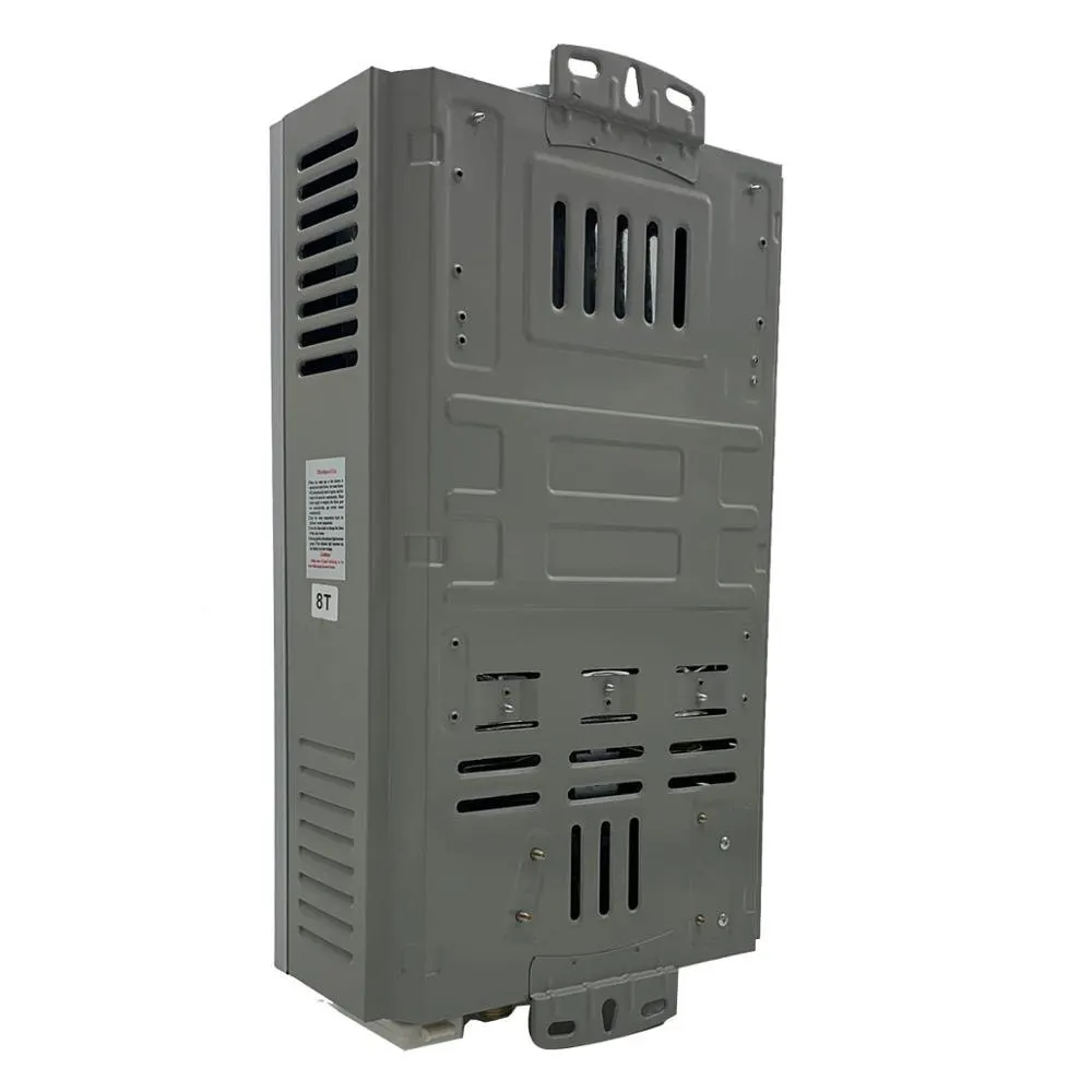 10L 20KW LPG Tankless Natural Gas Water Heater Boiler Tankless Air Panas Instan Pemanas Rumah Shower dengan Shower Kepala Kit 2.64GPM