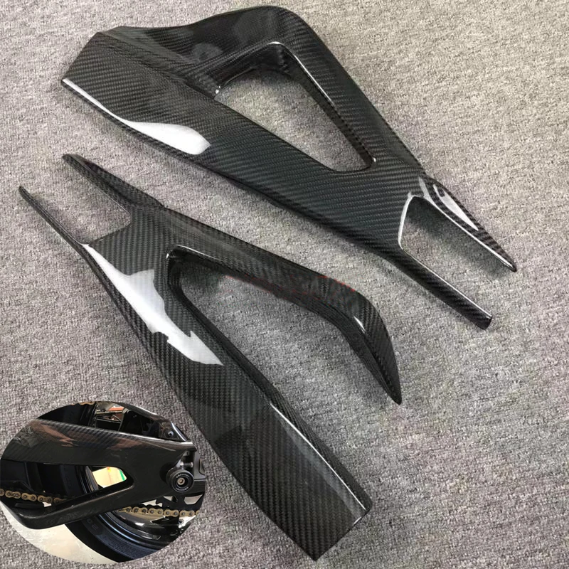 

Motorcycle Carbon Fiber Swingarm Cover Swing Arm Protector Fairing For BMW S1000RR S 1000RR 2019 2020 2021 S 1000 RR Accessories