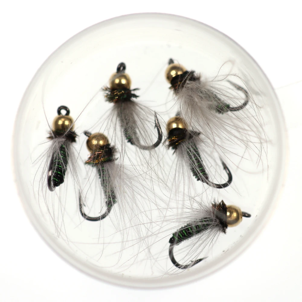 Cabezas de perdigones Bimoo #14 – Mosca para trucha y grayling - imagen 4