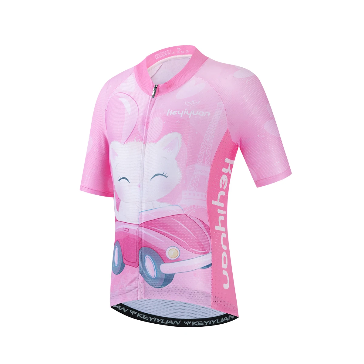 KEYIYUAN Kids Road Cycling Jersey Set Boy Girl manica corta Abbigliamento da bici Abbigliamento da bicicletta per bambini t-shirt Mtb Abbigliamento Ciclismo