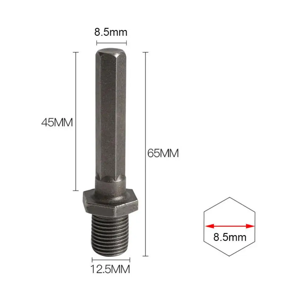 Metal Hexagon Shank Adapter 1/2-20UNF to 8.5mm Hexagon Transfer Head for High Power Electric Hammer Drill Bit Accessories