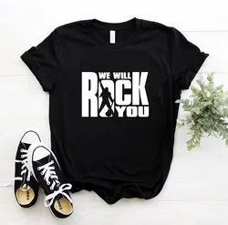 Donne Freddie Mercury T della camicia 2020 di Estate Il Queen Fascia Nero T-shirt Donna Manica Corta Magliette Rock Vestiti Della Ragazza Magliette E Camicette tshirt