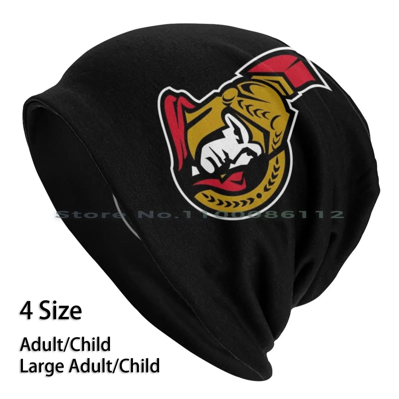 Senators , Ottawa Beanies Knit Hat Ottawa Team Usa Canada Sport Ice Hockey Logo Brimless Knitted Hat Skullcap Gift Casual