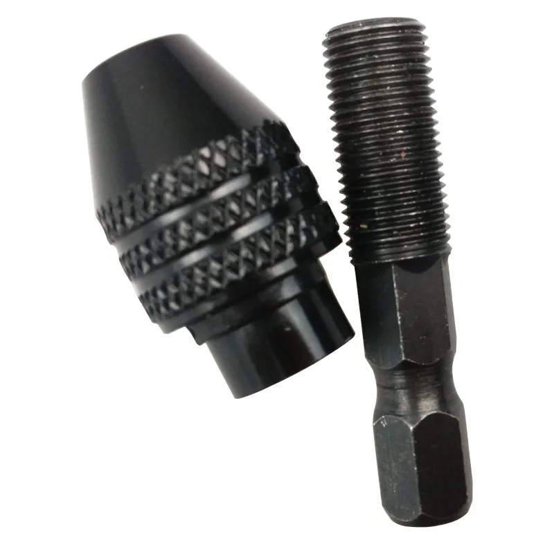 Mini Grinder Brocas, Mini Broca, Pinça de fresagem para retificadora elétrica, Conjunto curto M8 x 0,75 Chuck Plus Rod, 3 Mandíbula