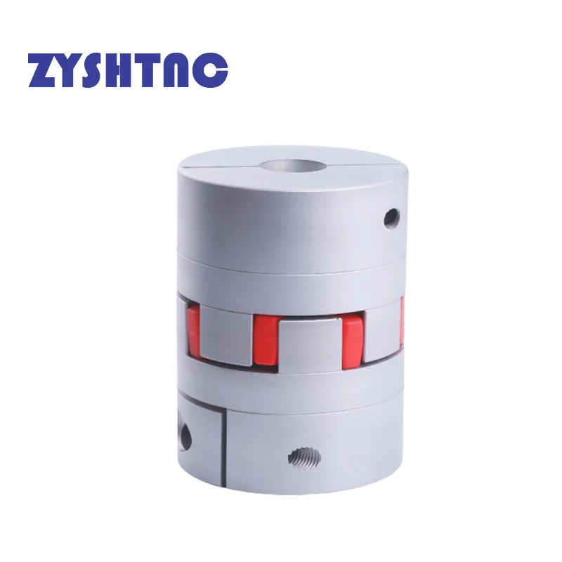 Free shipping Aluminium Plum Flexible Shaft Coupling D25 L35 Motor Connector Flexible Coupler 5mm To 12mm D25L35 5/6/6.35/8/12mm