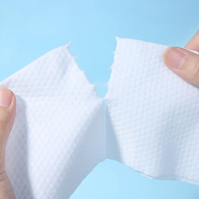 120 ورقة المتاح التطهير ورقة مناشف الوجه لينة الأسطوانة الأنسجة ماكياج التطهير وسادات قطنية العناية بالبشرة مزيل أدوات