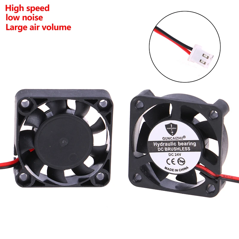 1PC 5V/12V/24V Quiet Hot End Cooling Fan Super Silent Fans 40mm For Ender 3 5 Pro 4010 3D Printer