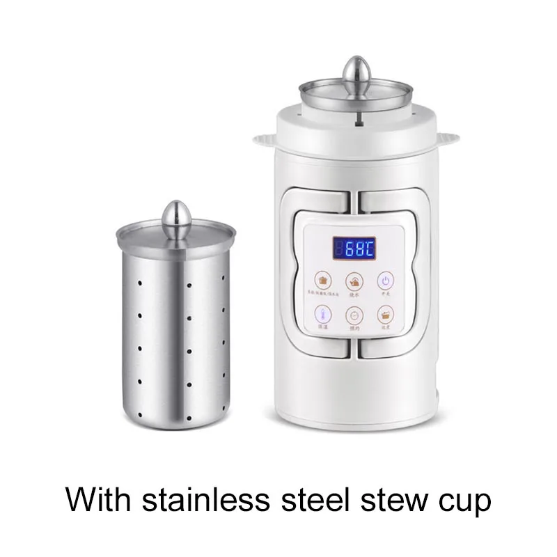 Thermal Teapot MINI Electric Kettle Travel Folding Portable Noodle Soup Stew Slow Cooker Hot Water Heater Milk Boiler Coffee Cup