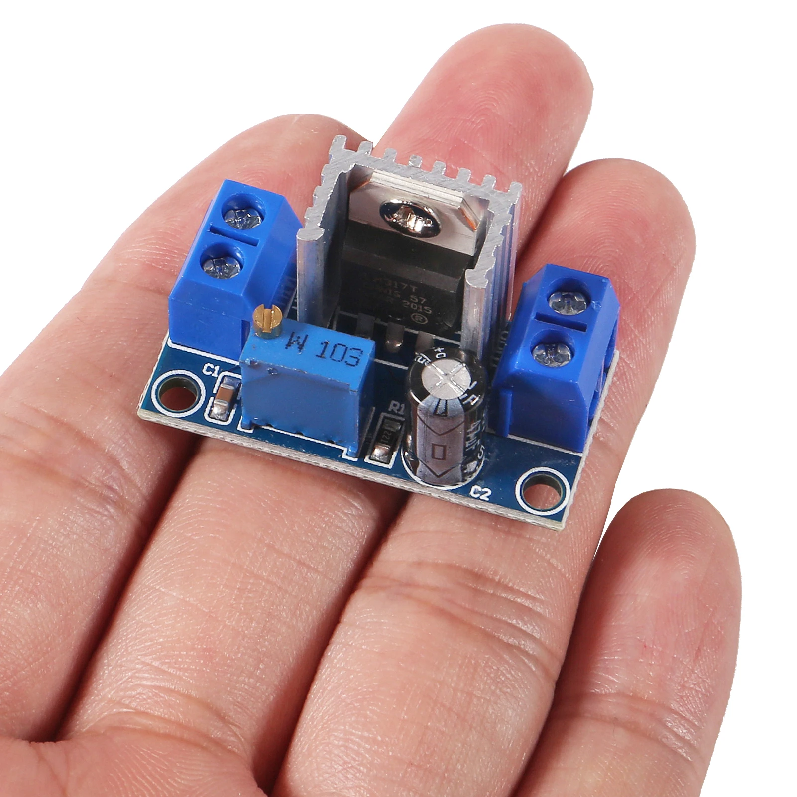 LM317 DC-DC Converter Buck Step Down Circuit Board Module Linear Regulator LM317 Adjustable Voltage Regulator Power Supply