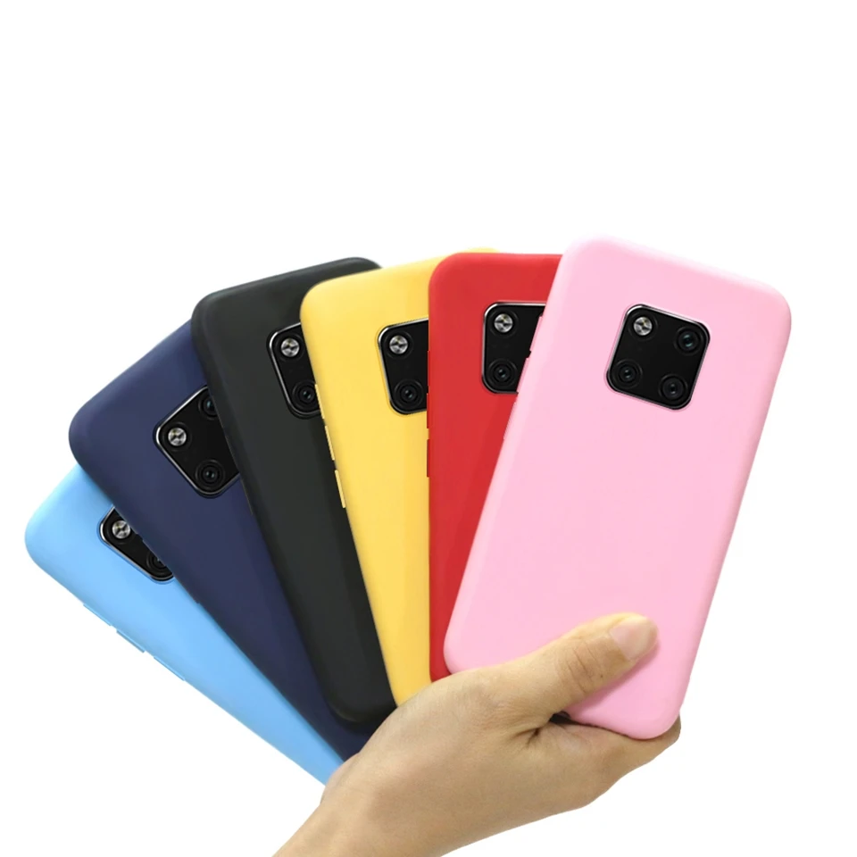 Soft Silicone Phone Case For Huawei Mate 20 Pro Mobile Phone Accessiores Drop Protection Cover For Mate 20 Pro LYA-L09, LYA-L29