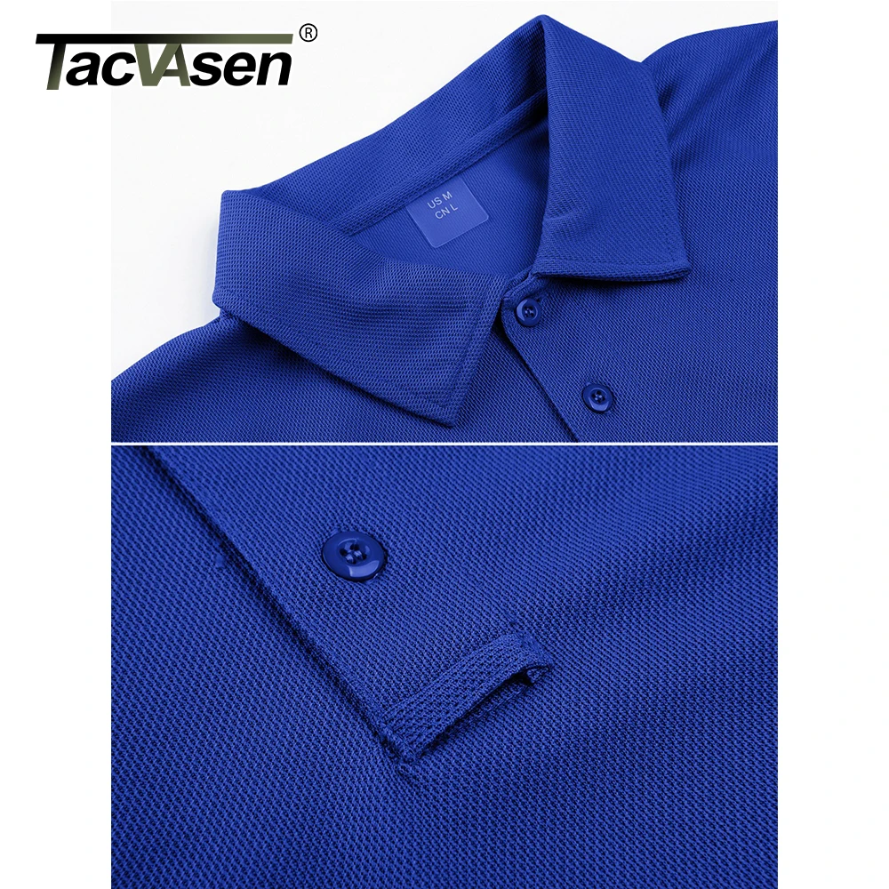 TACVASEN-Camiseta de manga corta para hombre, camisa de secado rápido, color verde, de verano