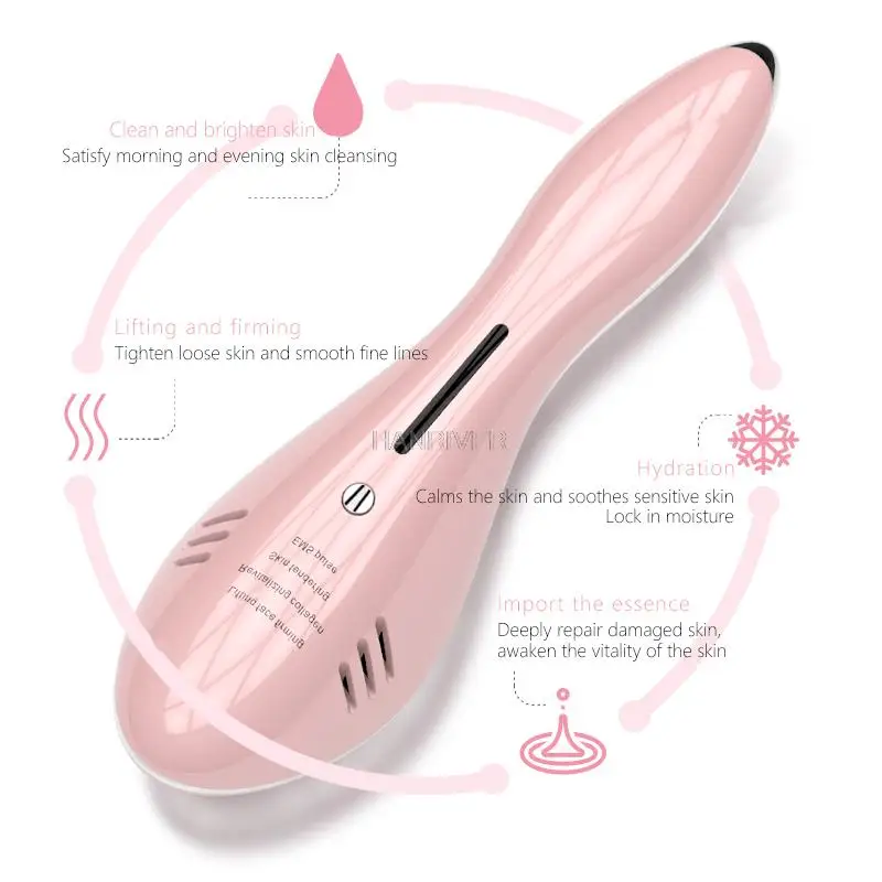 EMS LED Removedor De Rugas Ice Hot Face Lifting MachineMassager Facial Micro Atual Beleza Dispositivo Pele Concurso