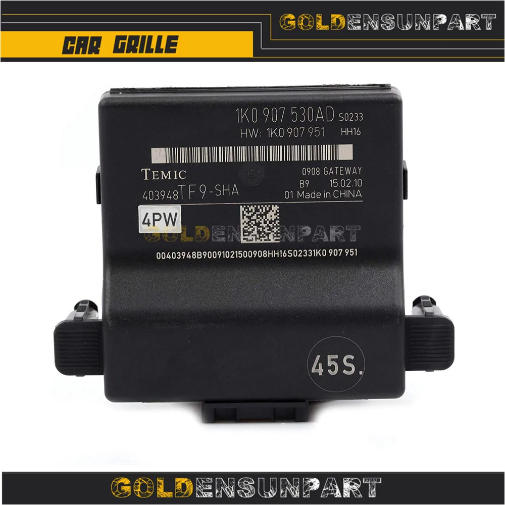 1K0 907 530 AD Can Bus Gateway Control Unit For VW Rabbit Jetta Golf MK5 MK6 RNS510 RCD510 1K0907530AD 7N0 907 530 AM