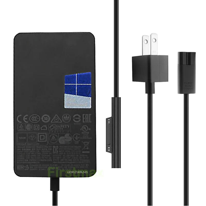 15 فولت 4A 65 واط التيار المتناوب محول شاحن الكمبيوتر اللوحي 1706 لمايكروسوفت السطح برو 3 4 1631 1724 سطح كتاب كور i5 نموذج 1705