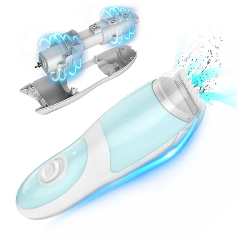 Washable Electric Vacuum Baby Hair Clipper Suction Less Mess Children Hairdressing Cutter Trimmer Infant Hairstyle Salon Haircut