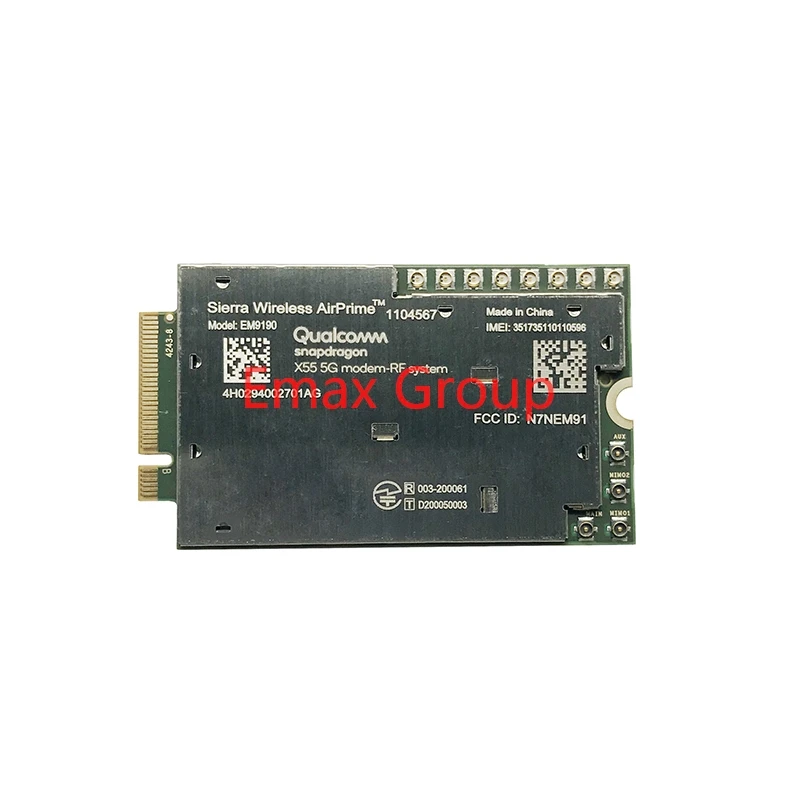 sierra wireless EM9190 M.2 5G module with m.2 to mini pcie adapter