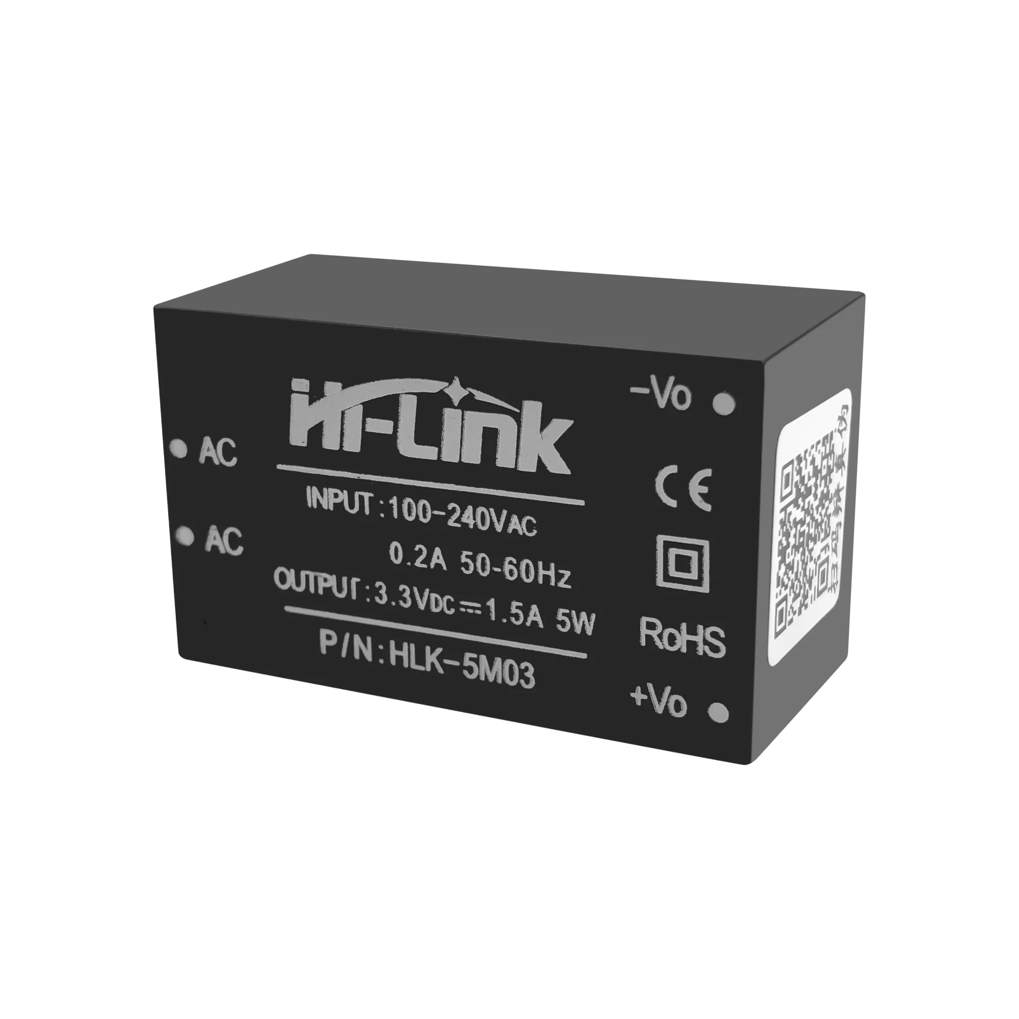 Mini módulo de fuente de alimentación inteligente para el hogar, convertidor de CA y CC, 220V a 3,3 V, 5W, HLK-5M03, lote de 10 unidades, envío gratis