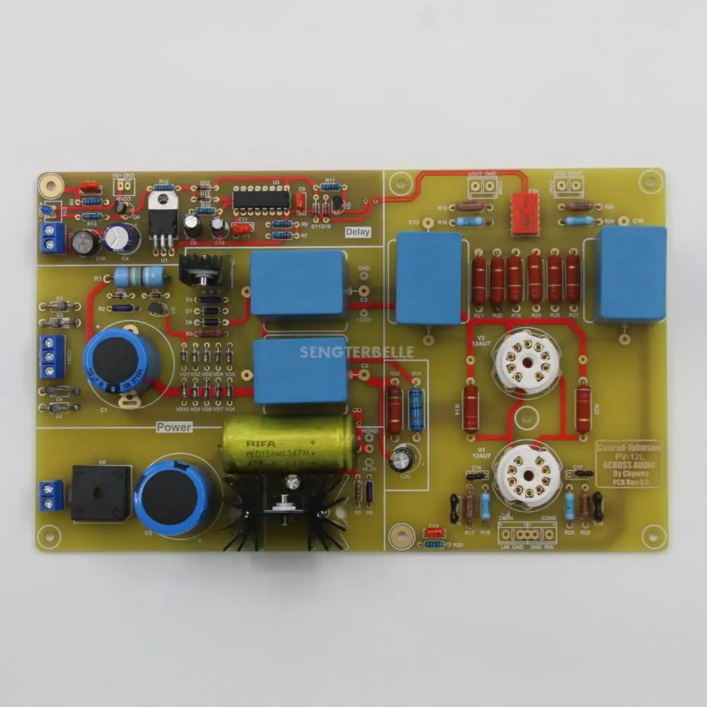 Reference Conrad-Johnson PV12 Preamp Circuit Hifi 12AU7 Tube Stereo Preamplifier Board
