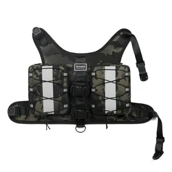 Camouflage Portable Travel Dog Backpack Carrier Outdoor Dog Carrier For French Bulldog Pug Reflective Tactical Dog Harness Vest