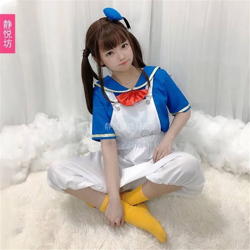 Women Halloween Carnival Funny Party Clown Circus Cosplay Fancy Top Jumpsuit Hairpin Outfits Stage Performance Costumes