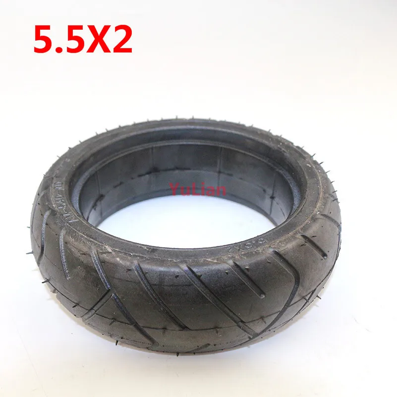 5.5 Inch Solid Tyre 5.5X2 Tubeless Tire 5.5*2 Puncture Proof Tyre for Jackhot Carbon Fiber Scooter Fastwheel F0 Electric Scooter