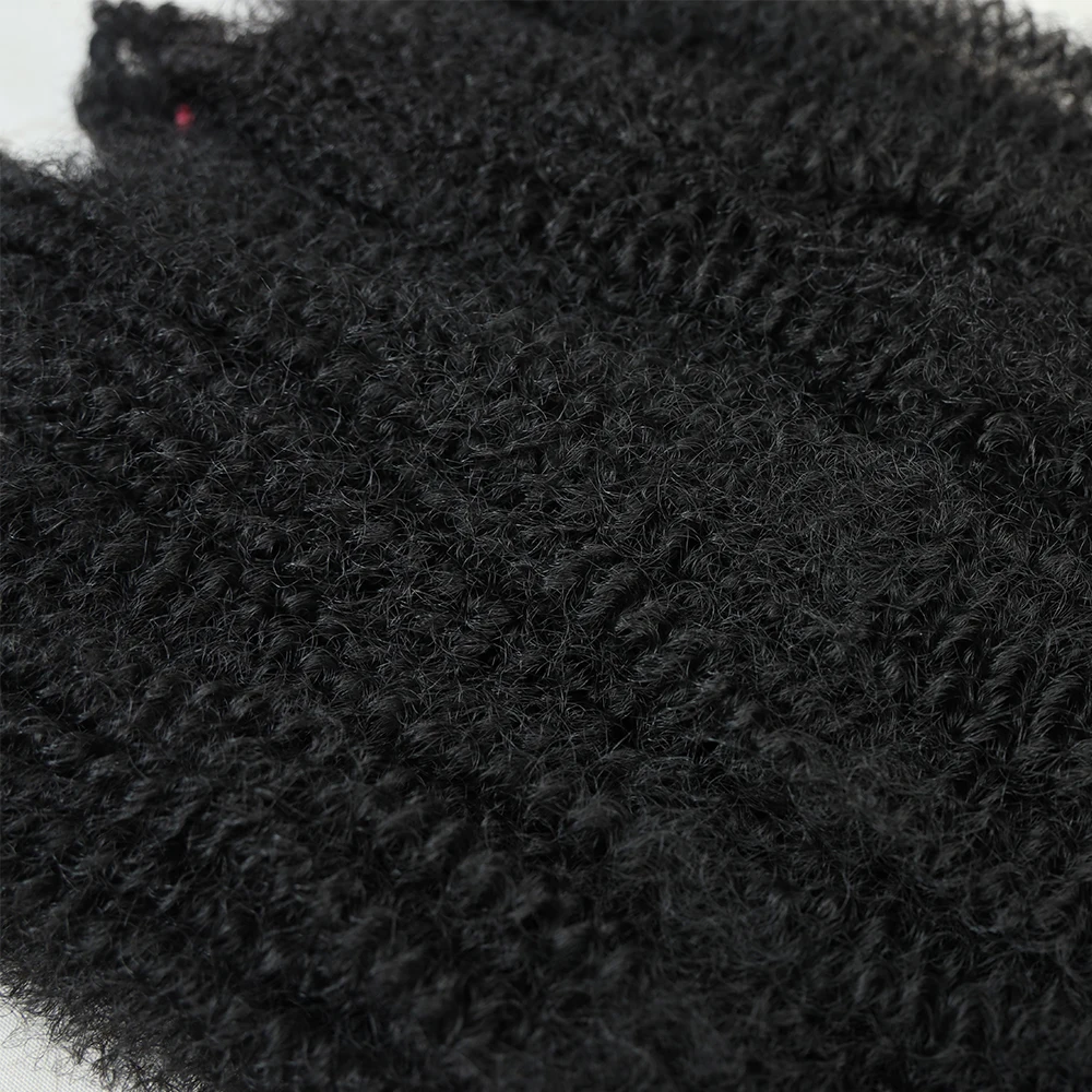 YunRong-Afro Kinky Apenas Trança Crochet Cabelo para Mulheres Africanas, Cabelo Torção Springy, Extensões de Cabelo Kinky, Tranças Em Massa