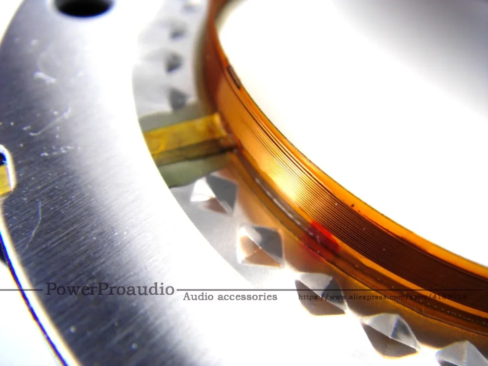 8pcs /lot 44.4mm 44.5mm speaker voice coil speaker components Tweeter Speaker Dome diaphragm Replace Voice coil