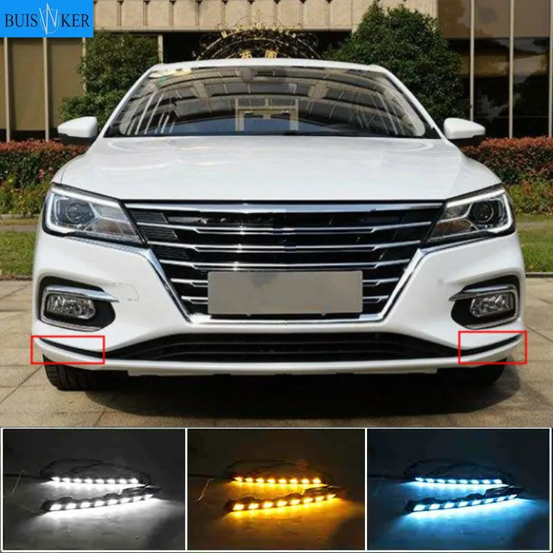 

LED headlamp for Roewe i5 fog light dynamic car bumper headlight for Roewe i5 daytime light 2019~2021y DRL car accessories