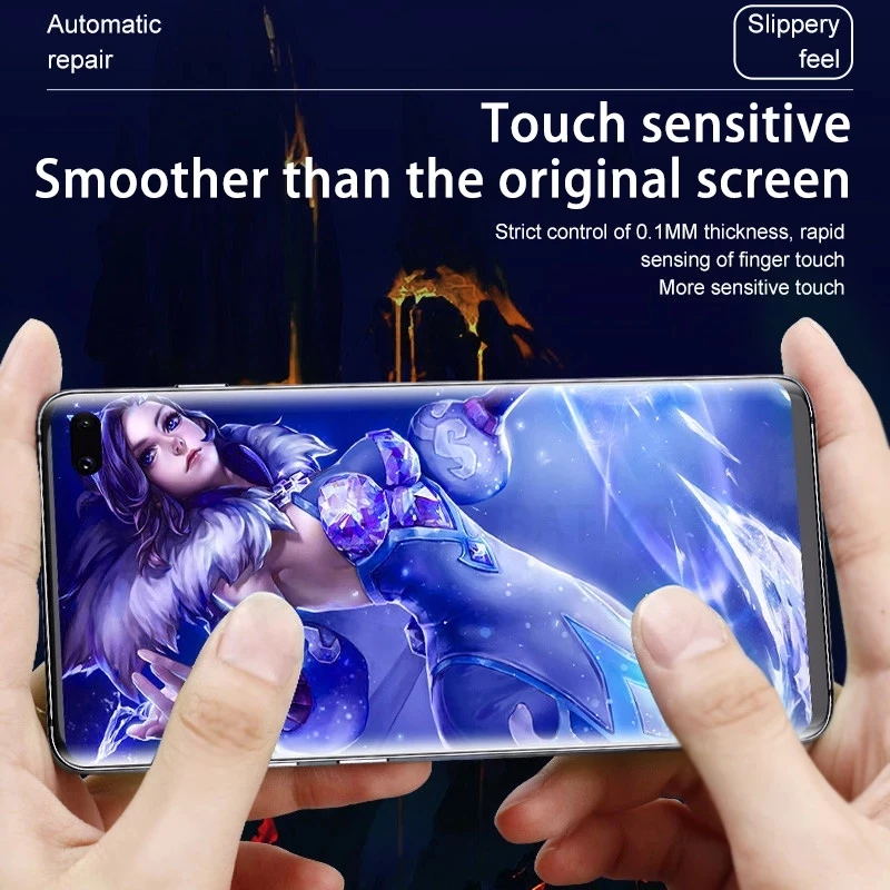 4Pcs Hydrogel Film Screen Protector For Samsung Galaxy S10 S20 S21 S22 S23 S24 Plus Ultra FE Screen Protector For Note 20 9 10 image 6