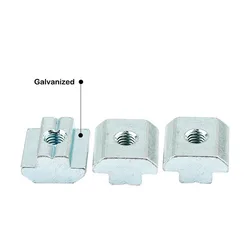 20pcs 50pcs/lot T Sliding Hammer Nut Block Square Nuts M5 Nut 2020 Aluminum Profile Slot Zinc Coated Plate Aluminum Accessories