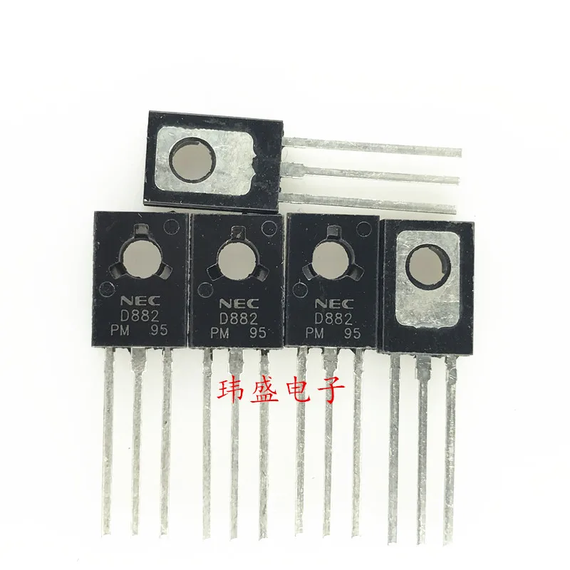 50PCS 2SD882 D882 triode TO-126-2 a 3 a NEC in stock 100% new and original