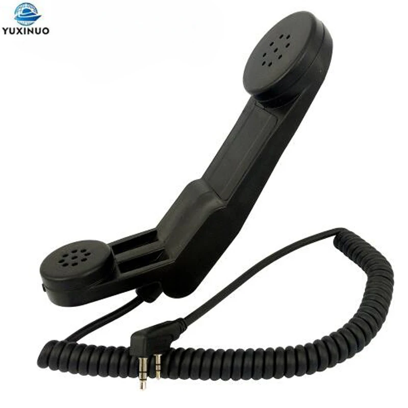 Ptt Telefone Portátil com Microfone de Ombro Alto-falante Microfone Baofeng Uv5r Bf888s Gt3 Dm5r Plus Tyt Kenwood Rádio Militar