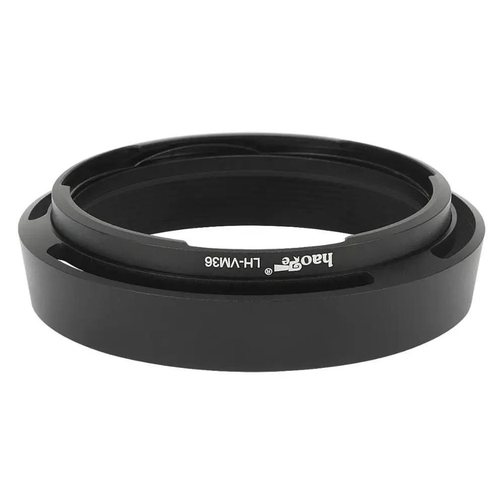 Haoge LH-VM36 Bayonet Metal Round Lens Hood for Voigtlander Nokton 35mm f/1.2 II 40mm 50mm f1.2 VM as LH-8