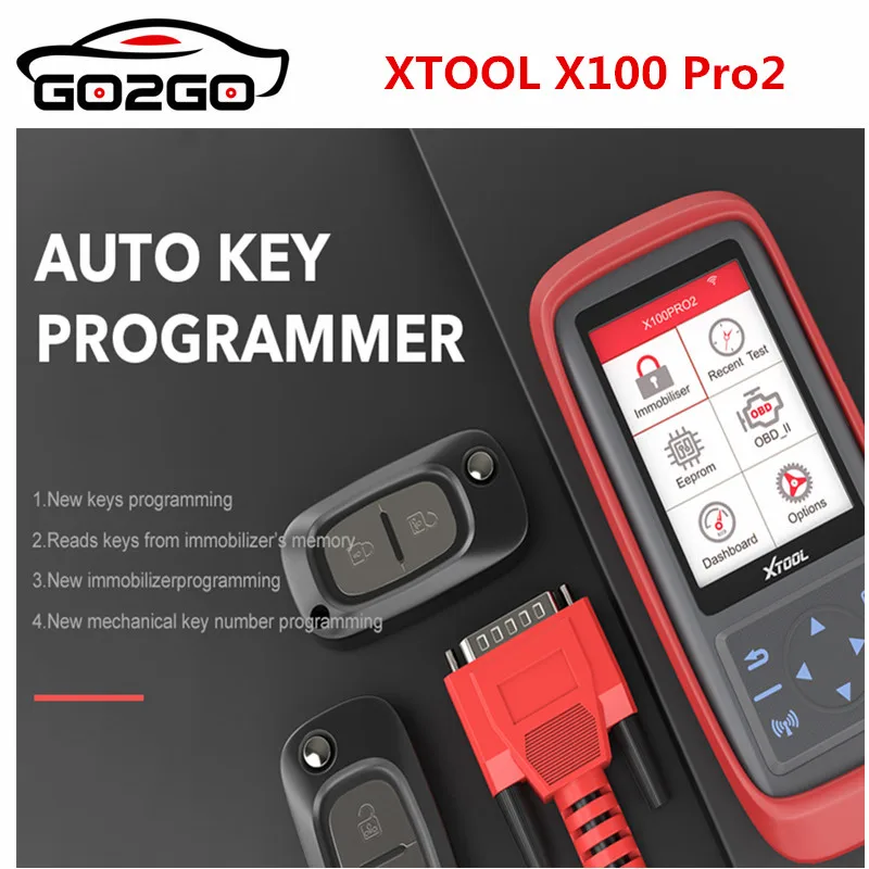 XTOOL X100 Pro OBD2 Auto Key Programmer/Mileage adjustment Including EEPROM Code Reader with Free Update