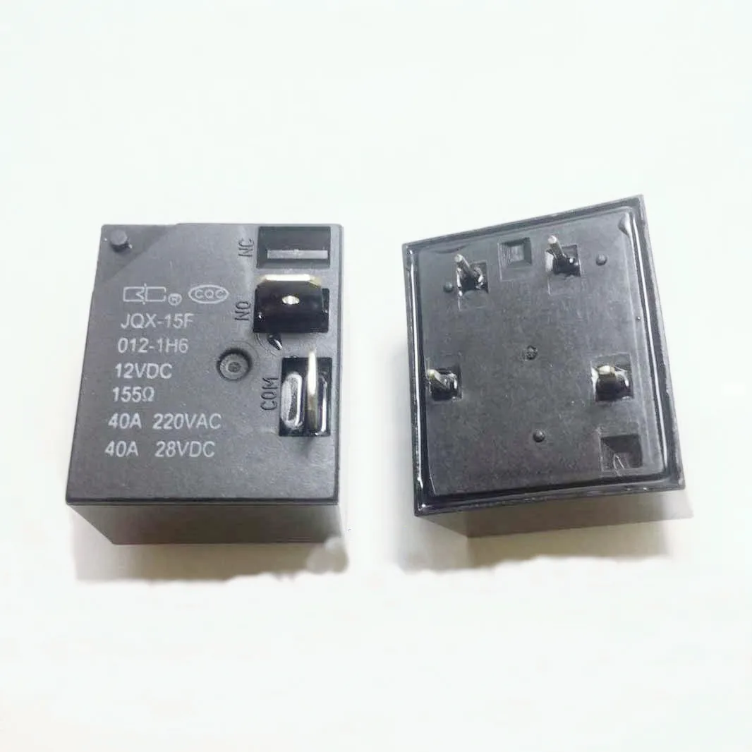 

5PCS/LOT Original New Relay JQX-15F 012-1H6 12VDC JQX-15F-012-1H6 30A/40A JQX 15F 012 1H6 12V 4PIN