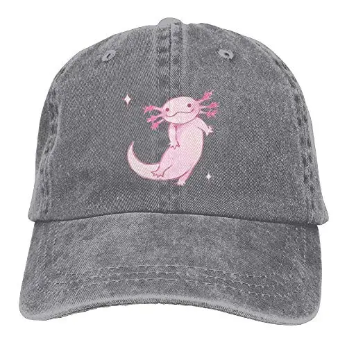 Halloween Axolotl Funny Baseball Cap Men Women Adjustable Plain Dad Hats Low Profile Solid Ball Cap Black Cap for Women 2